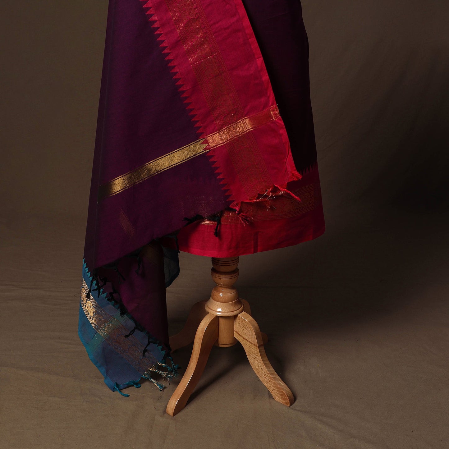 Kandangi chettinad cotton 2pc unstitched dress material 59