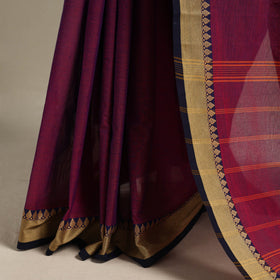Purple - kandangi chettinad cotton saree with border 18