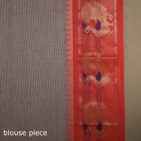 Purple Kandangi Chettinad Cotton Saree with Border