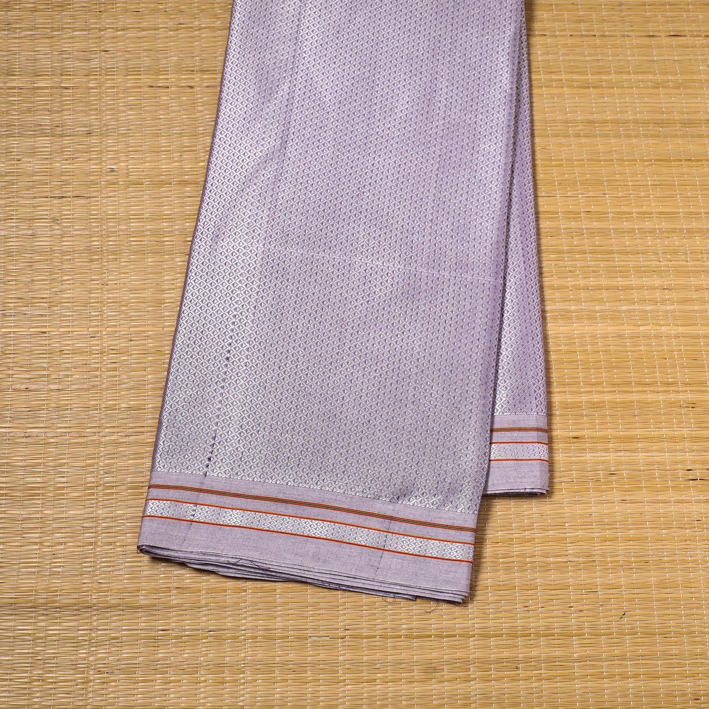 Karnataka weave cotton khun fabric 04 - handcrafted