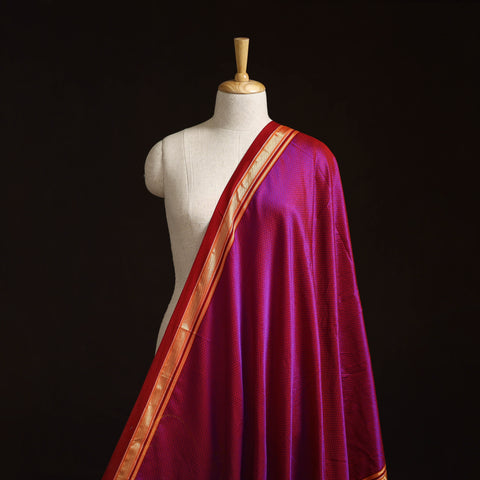 Karnataka weave cotton khun fabric 36 - handcrafted