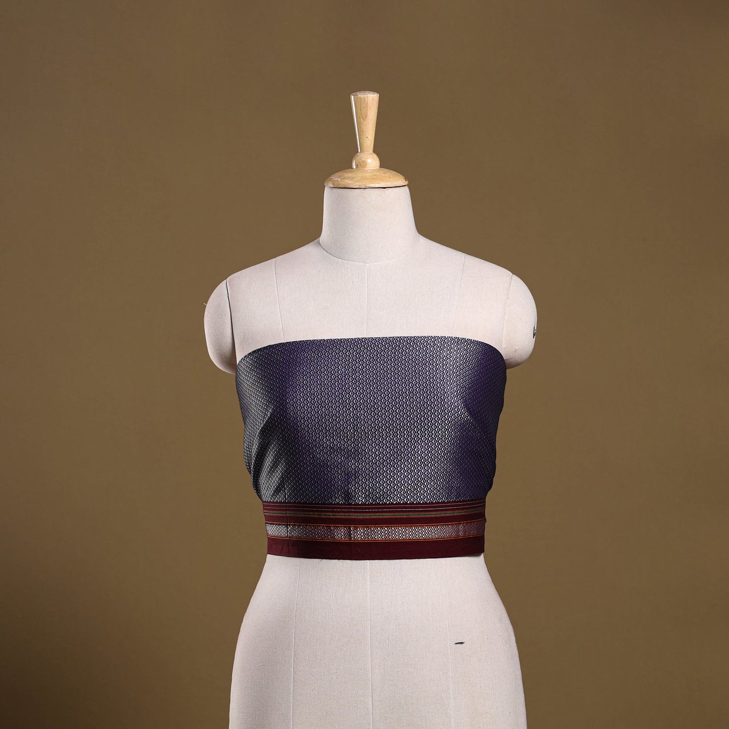 Khun weave cotton blouse piece 41 - handcrafted