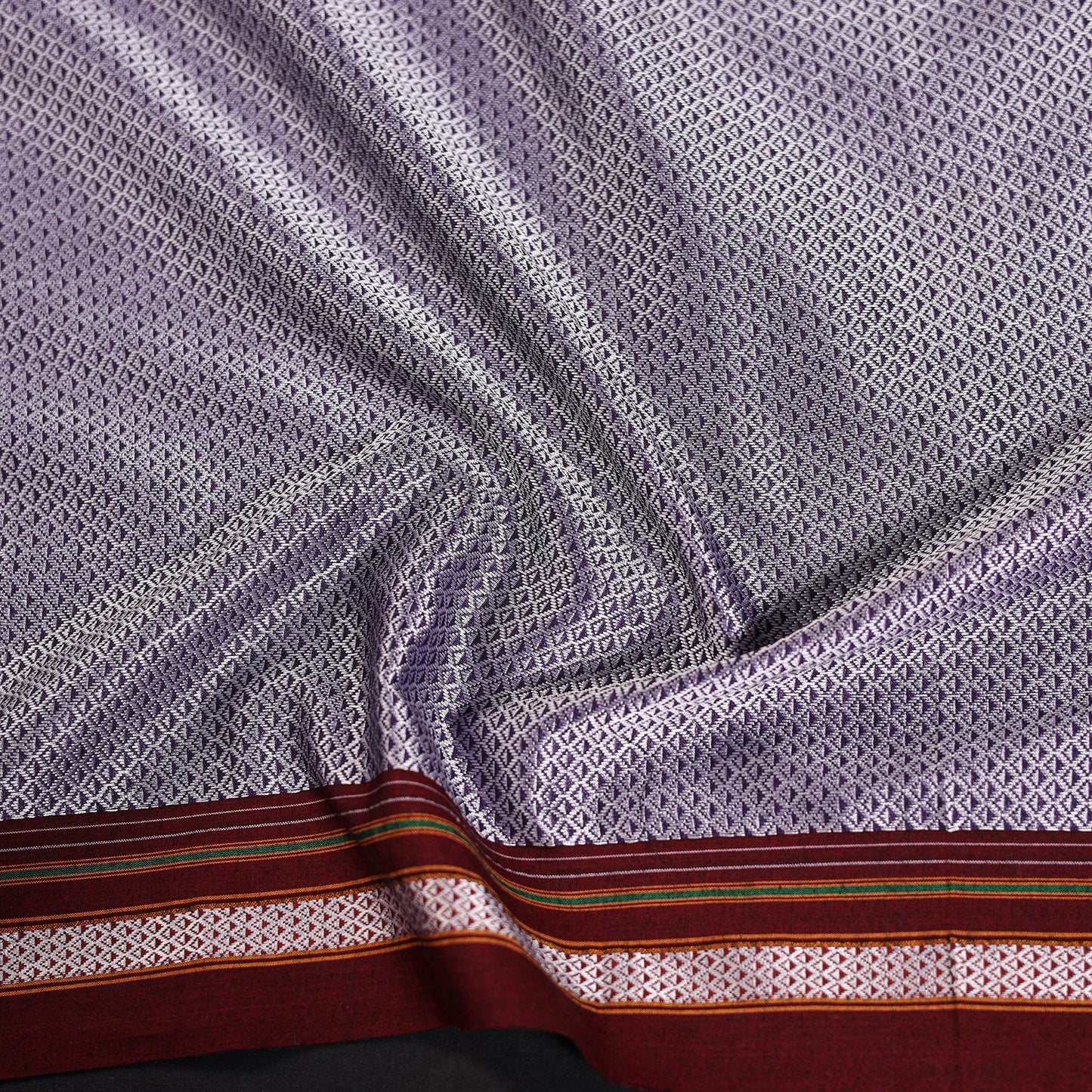 Khun weave cotton blouse piece 41 - handcrafted