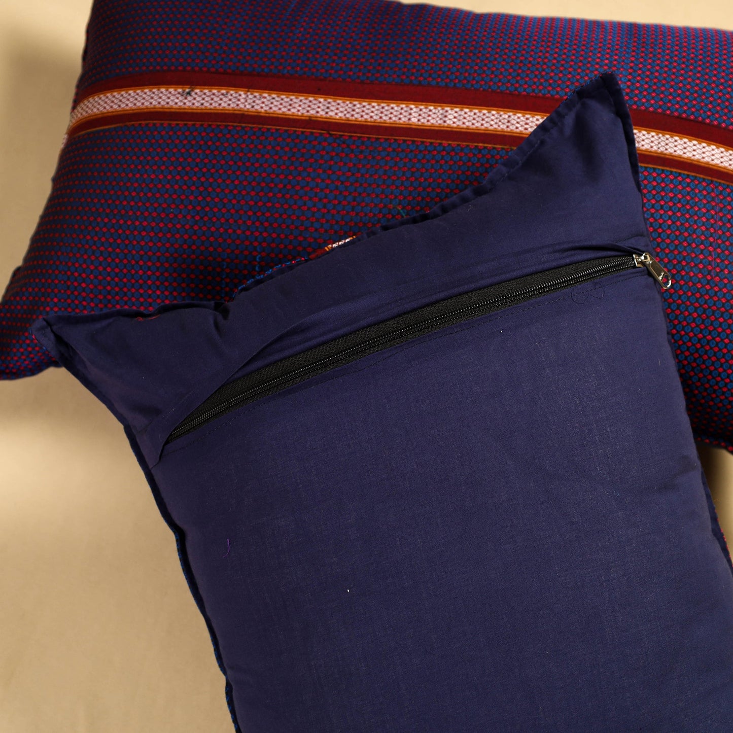Purple - Khun Weave Cotton Pillow Covers (Set of 2)
