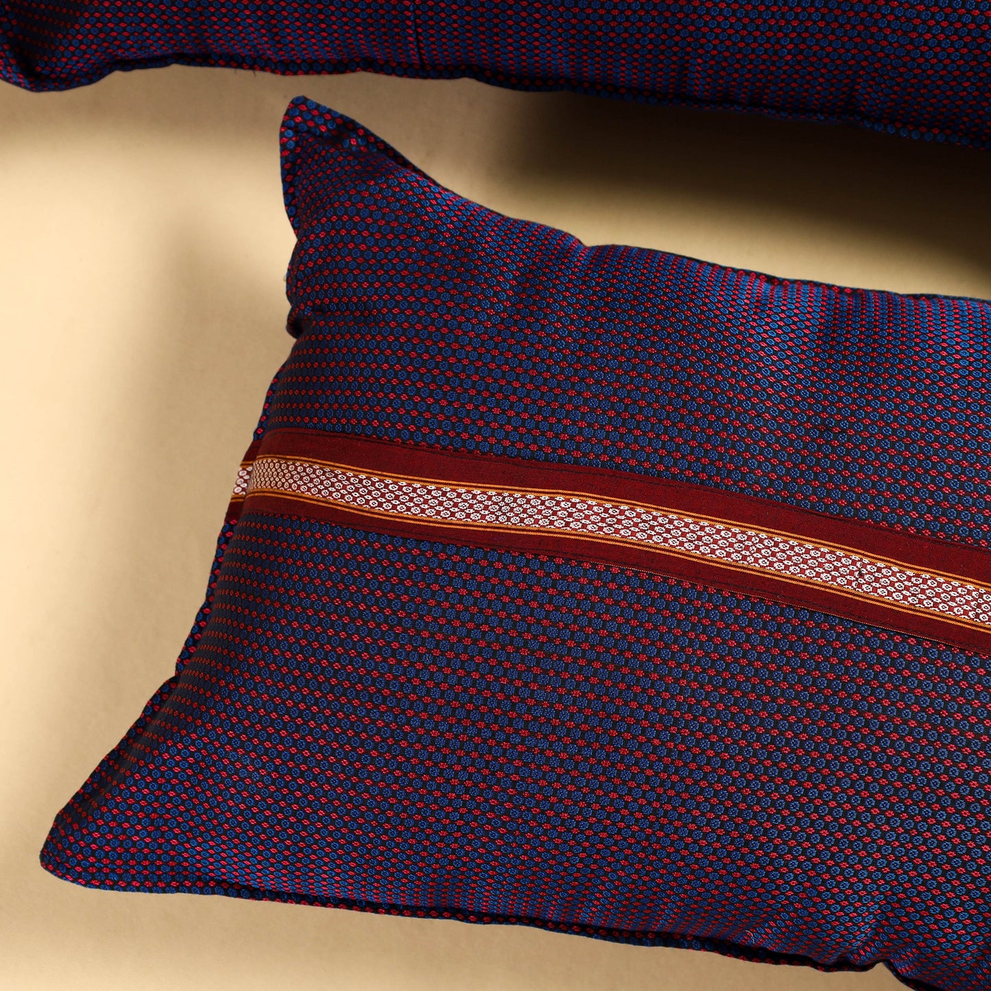 Purple - Khun Weave Cotton Pillow Covers (Set of 2)