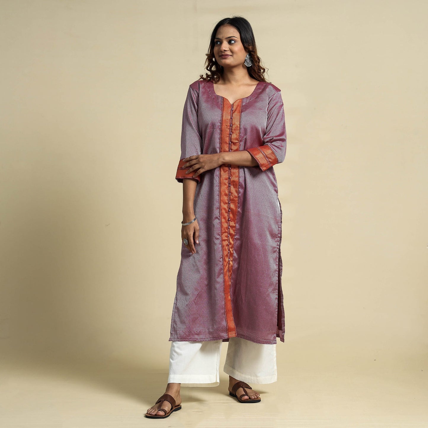 Buy Khun Weave Cotton Straight Kurta Online at iTokri.com