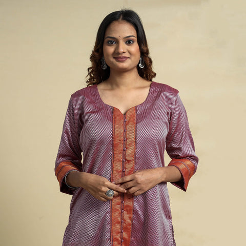 Buy Khun Weave Cotton Straight Kurta Online at iTokri.com