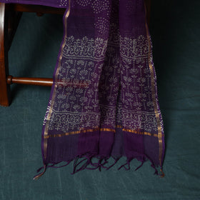 Kota doria cotton hand block jaipur print 3pc unstitched