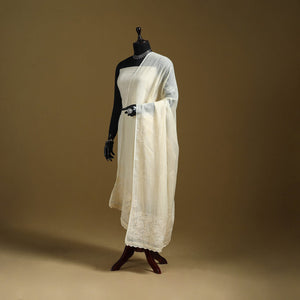 Kota doria cotton hand embroidered lucknowi chikankari