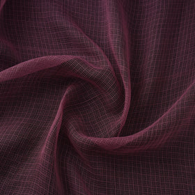Kota doria cotton plain fabric 15 - handcrafted