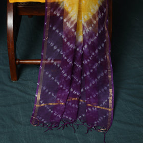 Kota doria cotton shibori tie-dye 3pc unstitched dress