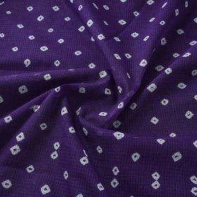 Kota doria cotton tie-dye bandhani fabric 10 - handcrafted