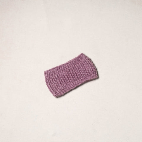 Purple - kullu karishma hand knitted merino wool headband