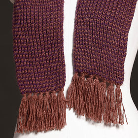  Kumaun Hand Knitted Woolen Muffler (66 in) 