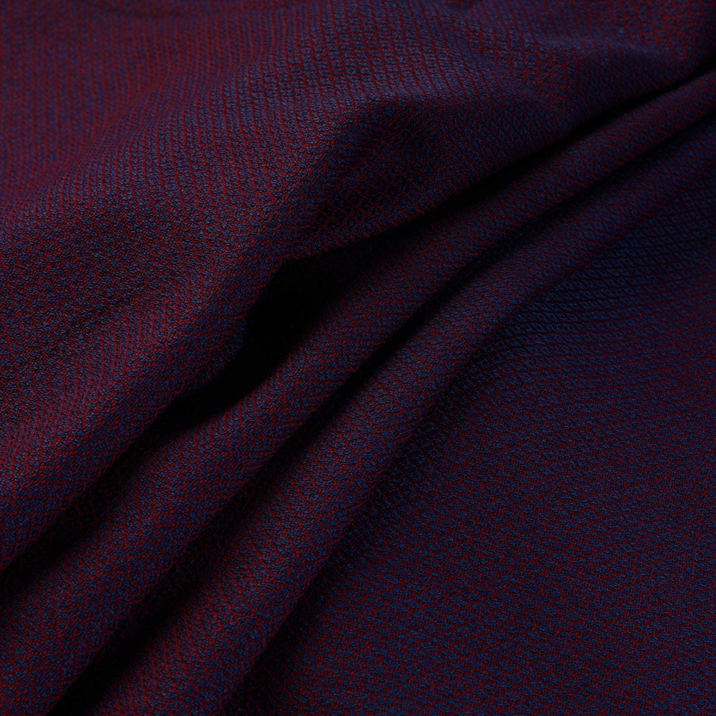 Purple Kumaun Handwoven Merino Woollen Fabric
