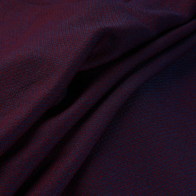 Purple Kumaun Handwoven Merino Woollen Fabric