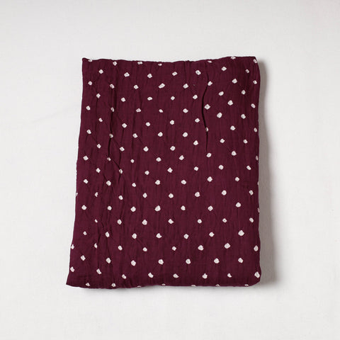  Kutch Bandhani Tie-Dye Mul Cotton Precut Fabric 