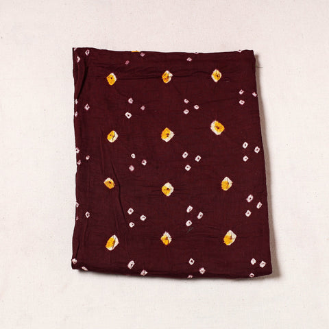  Kutch Bandhani Tie-Dye Satin Cotton Precut Fabric 