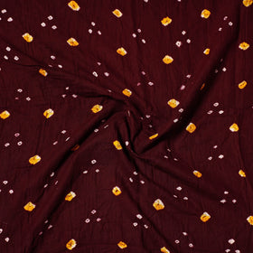  Kutch Bandhani Tie-Dye Satin Cotton Precut Fabric 