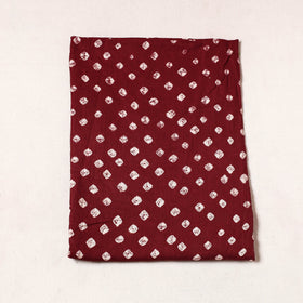  Kutch Bandhani Tie-Dye Satin Cotton Precut Fabric 