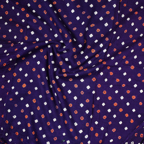  Kutch Bandhani Tie-Dye Satin Cotton Precut Fabric 57 