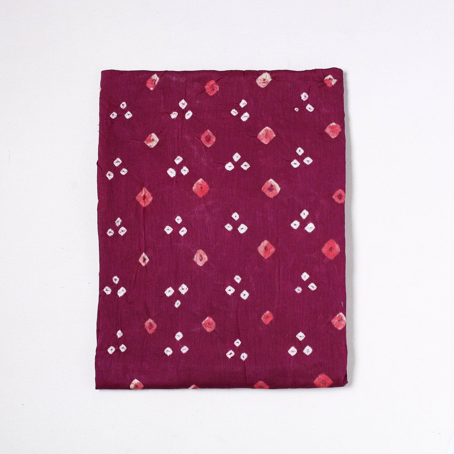  Kutch Bandhani Tie-Dye Satin Cotton Precut Fabric 25 