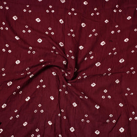  Kutch Bandhani Tie-Dye Satin Cotton Precut Fabric 