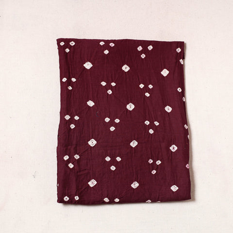  Kutch Bandhani Tie-Dye Satin Cotton Precut Fabric 