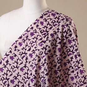 Purple - kutch batik cotton fabric 07 - handcrafted