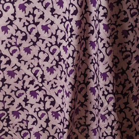 Purple - kutch batik cotton fabric 07 - handcrafted