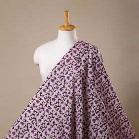 Purple - kutch batik cotton fabric 07 - handcrafted