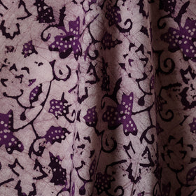 Purple - kutch batik cotton fabric 25 - handcrafted