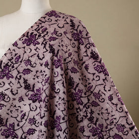 Purple - kutch batik cotton fabric 25 - handcrafted