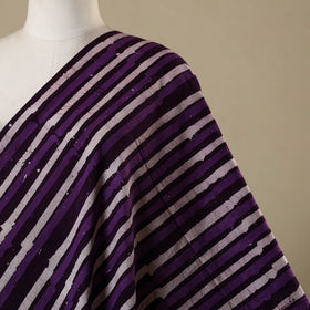 Purple - kutch batik cotton fabric 27 - handcrafted