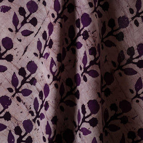 Purple - kutch batik cotton fabric 32 - handcrafted