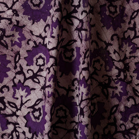 Purple - kutch batik cotton fabric 46 - handcrafted