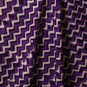 Purple - kutch batik cotton fabric 66 - handcrafted