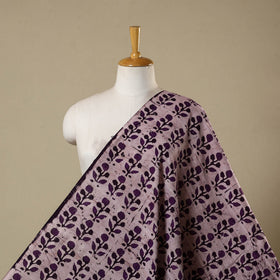 Purple - kutch batik cotton fabric 32 - handcrafted