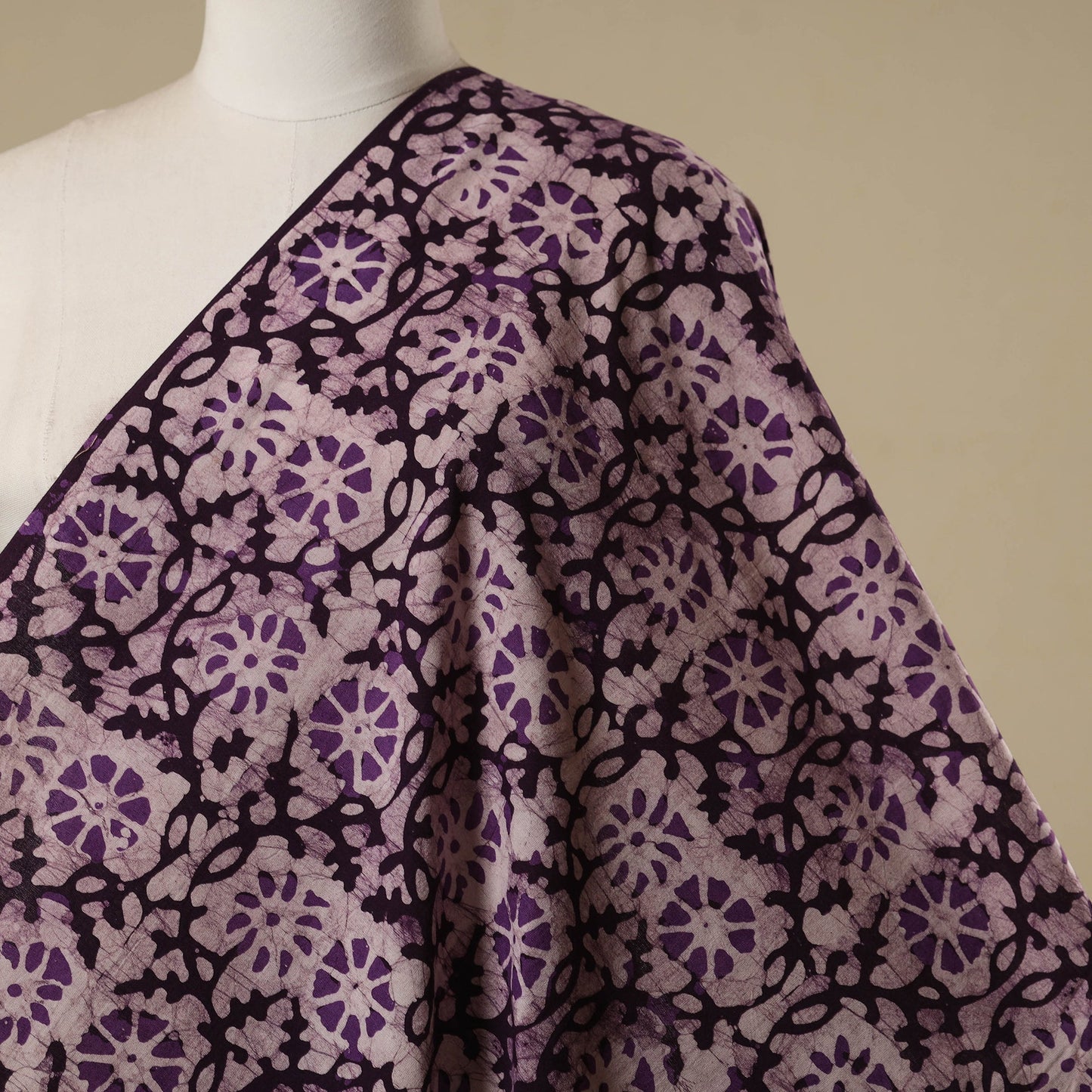 Kutch hand batik cotton fabric 05 - handcrafted