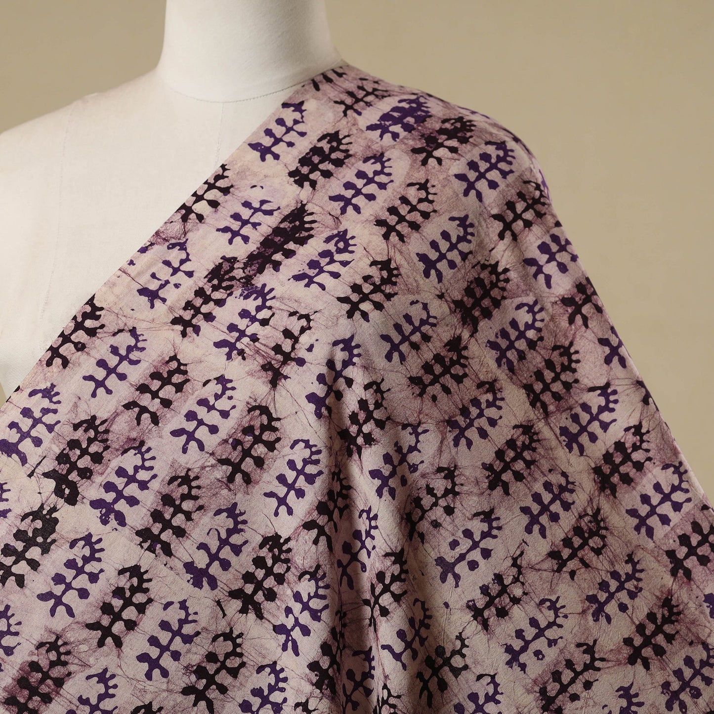 Kutch hand batik cotton fabric 23 - handcrafted