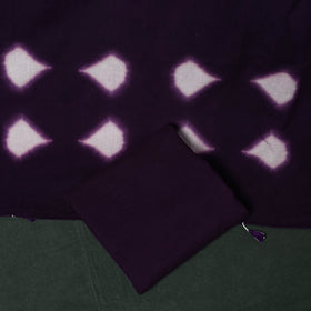 Kutch hand embroidered mirror work clamp dyed cotton