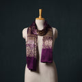 Kutch printed mashru silk stole 39 - handcrafted