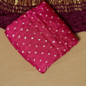 Kutch tie-dye bandhani modal silk 3pc unstitched dress