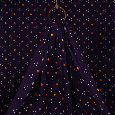 Kutch tie-dye cotton bandhani fabric 03 - handcrafted