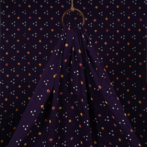 Kutch tie-dye cotton bandhani fabric 03 - handcrafted