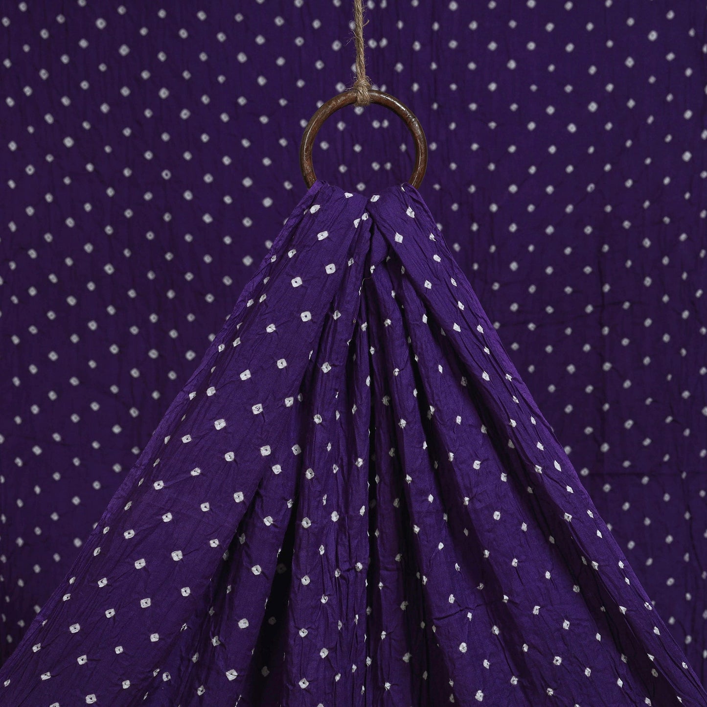 Kutch tie-dye cotton bandhani fabric 04 - handcrafted