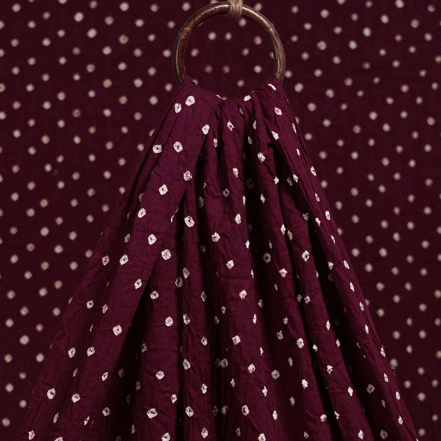 Kutch tie-dye cotton bandhani fabric 05 - handcrafted