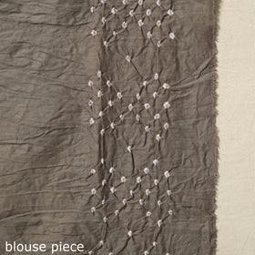 Purple - kutch tie-dye cotton bandhani saree 36