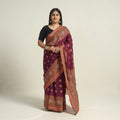 Purple Kutch Tie-Dye Bandhani Saree 