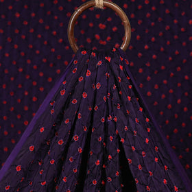 Kutch tie-dye modal silk bandhani fabric 18 - handcrafted